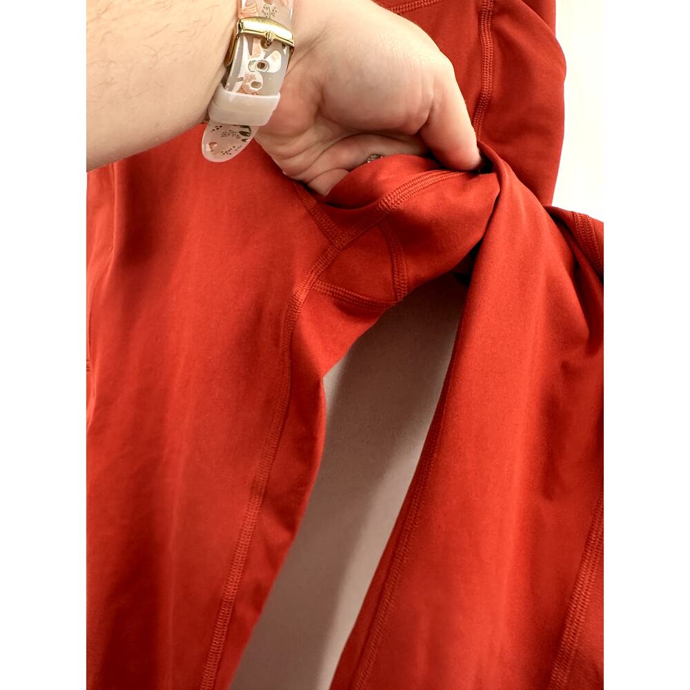 Girlfriend Collective Compression Red Orange Legg… - image 4